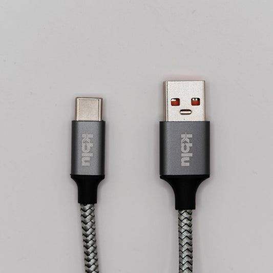 Cablu USB-A la USB-C KBLU Essential pentru utilizare zilnică