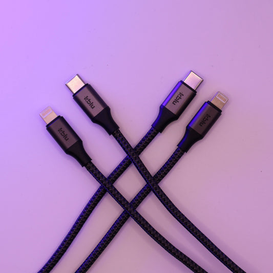 set 2x cablu apple lightning kblu pro