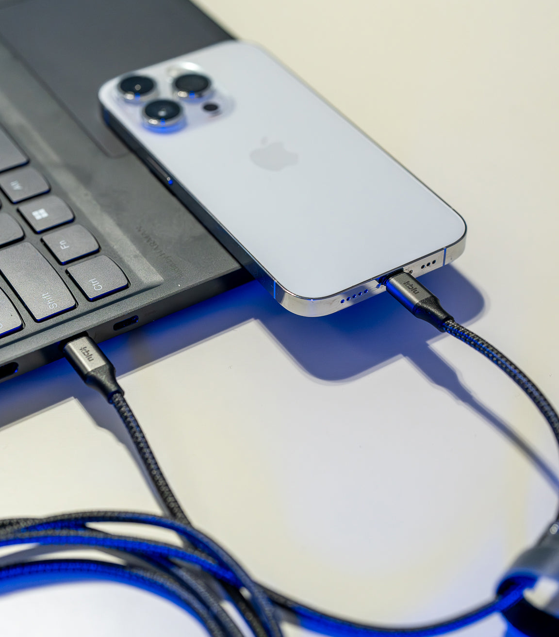 Set Lightning - 2x Cablu Lightning la USB-C 15W KBLU Pro